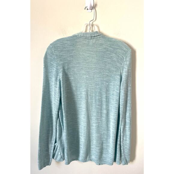 Chico's Lightweight Open Cardigan Sweater Blue Size 2 Large (12/14) - Picture 2 of 8